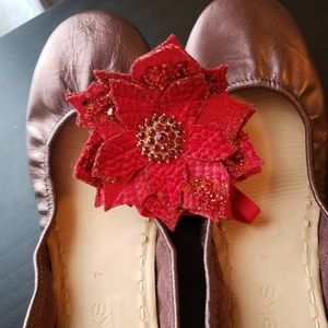 Tieks Raspberry Truffle ballet flats. Size 7